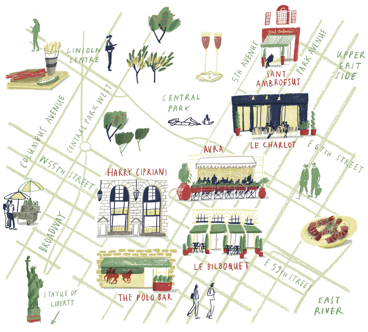 New York City Food Map